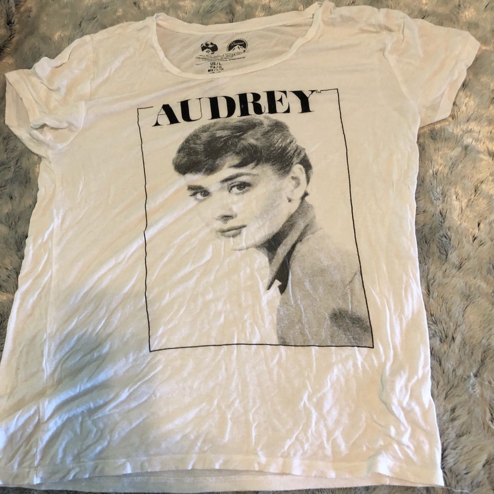 White Audrey Tee shirt